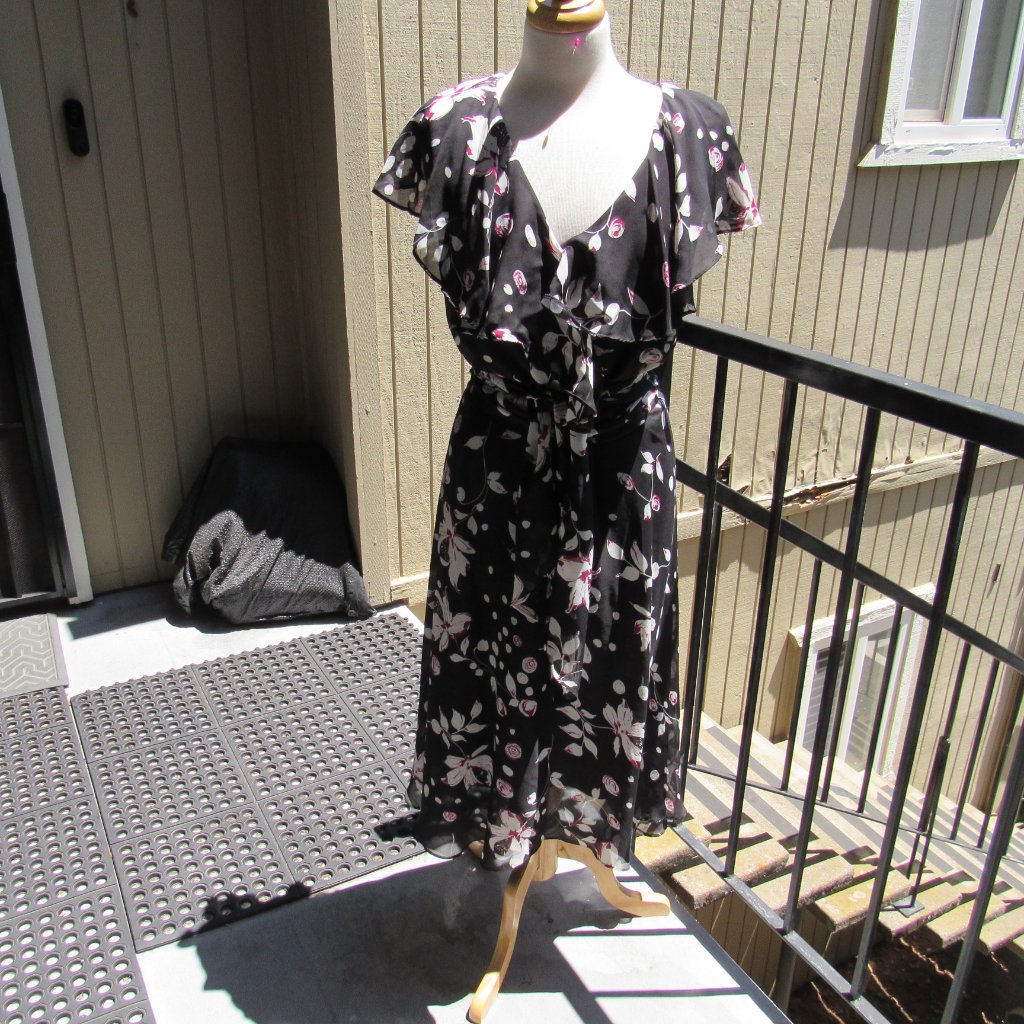 #90 New Women's Chiffon Dress By Ksl (Size 16w)